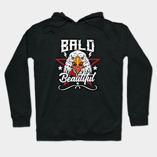 Bald & Beautiful Eagle Design Hoodie